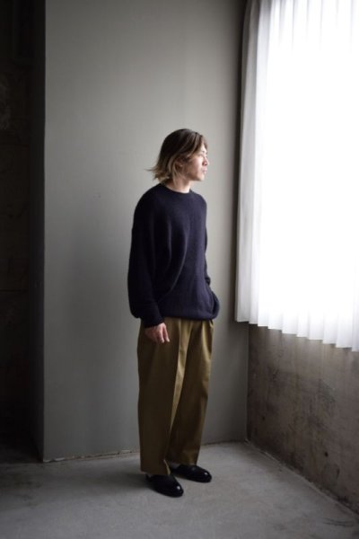 画像1: MARKAWARE (マーカウェア)  Organic Cotton Survival Cloth CLASSIC FIT TROUSERS [BEIGE]