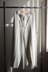 画像5: nonnotte (ノノット) Wide Trousers [Geometric (Cream × Black Top)] (5)