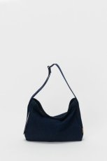 画像1: hender scheme (エンダースキーマ) square shoulder bag small  [indigo one wash] (1)