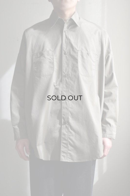 MARKAWARE (マーカウェア) ALL WEATHER CLOTH LONG TENT SHIRT [SAGE 