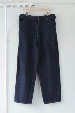 画像5: COMOLI (コモリ) デニム ベルテッド パンツ [NAVY] (5)