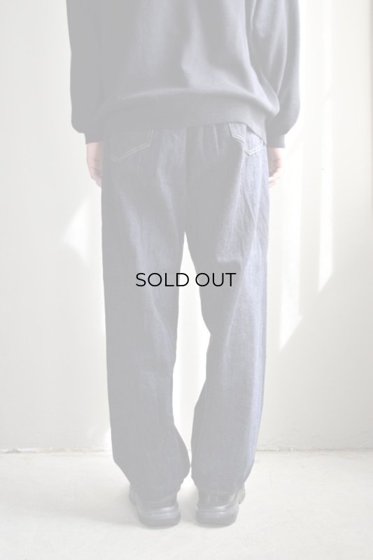 COMOLI (コモリ) デニム 5Pパンツ [NAVY]