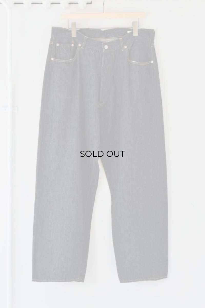 画像5: COMOLI (コモリ) デニム 5Pパンツ [NAVY] (5)