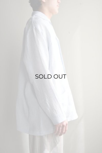 SALE】Cale (カル) ウォーターツイストリネン 3B シャツ