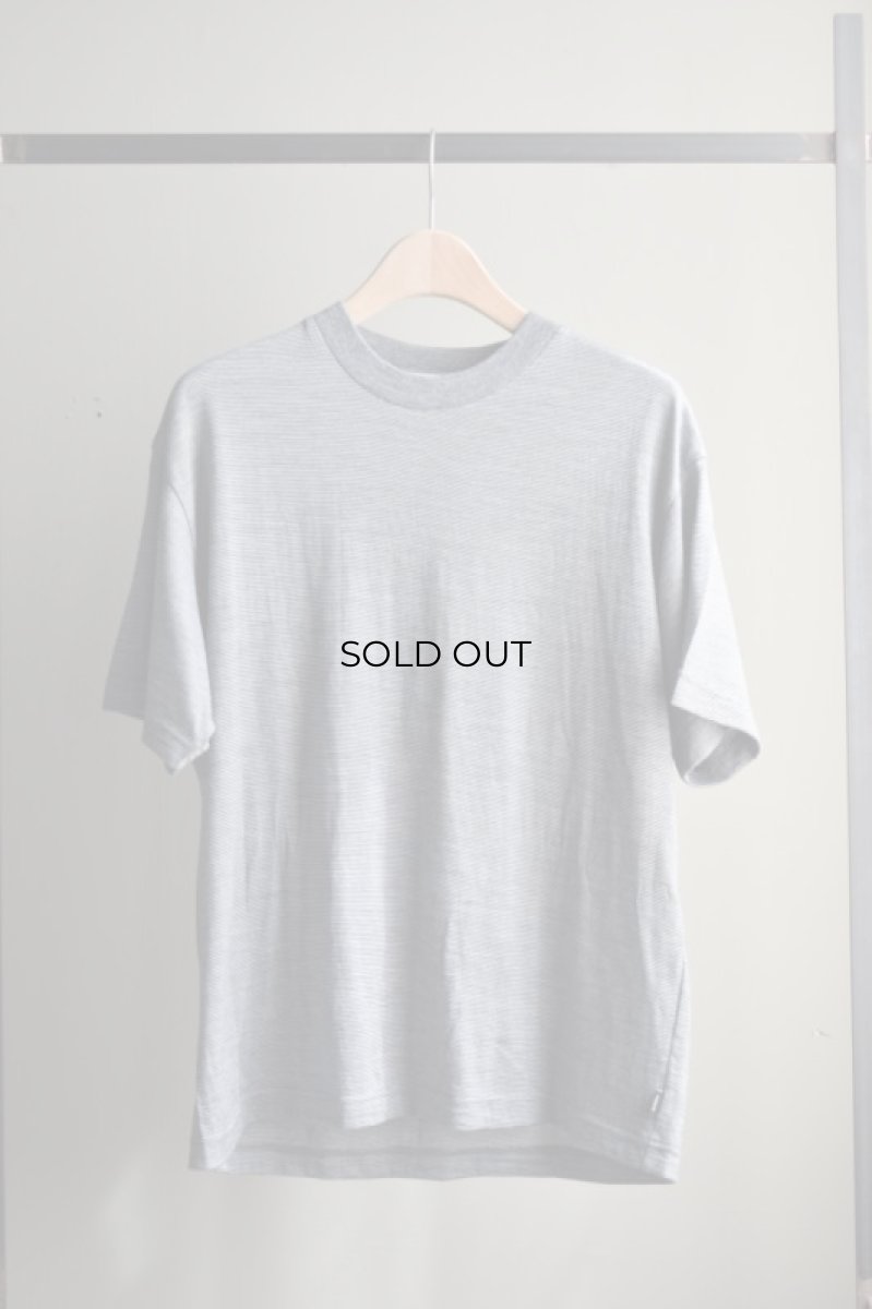 画像5: 【SALE】UNIVERSAL PRODUCTS (ユニバーサルプロダクツ) WOOL S/S T-SHIRT 233-60110 [NAVY] (5)