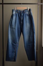 画像5: CIOTA (シオタ) 11.5oz ペインターパンツ [Medium Dark Blue Damage ] (5)