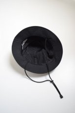 画像2: COMESANDGOES  (カムズアンドゴーズ) NYLON RIPSTOP BALLOON HAT no.25030 [BLACK] (2)