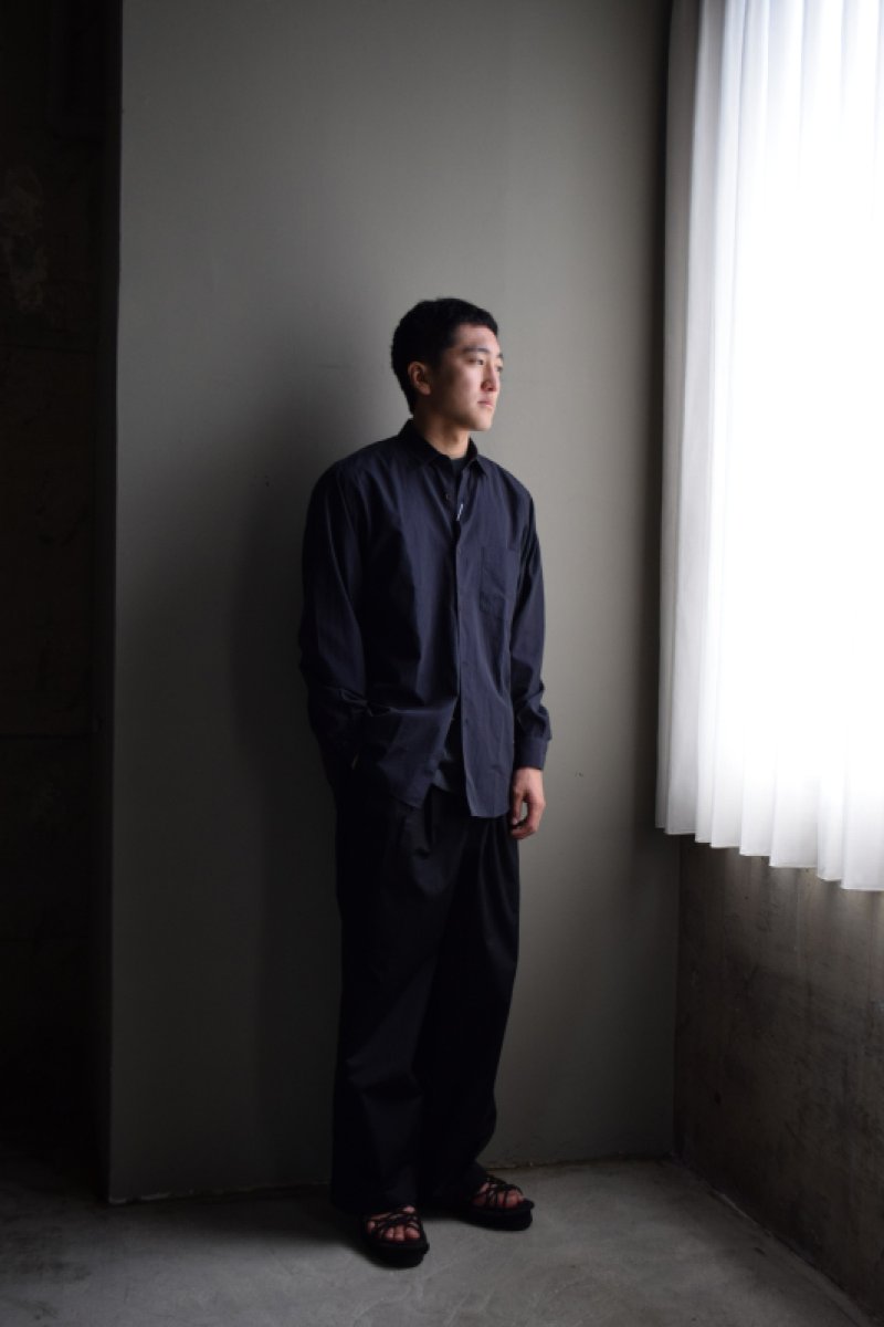 COMOLI (コモリ) コモリシャツ [NAVY]