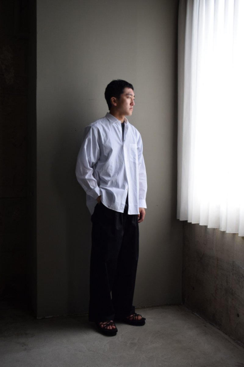 画像1: COMOLI (コモリ) コモリシャツ [WHITE]