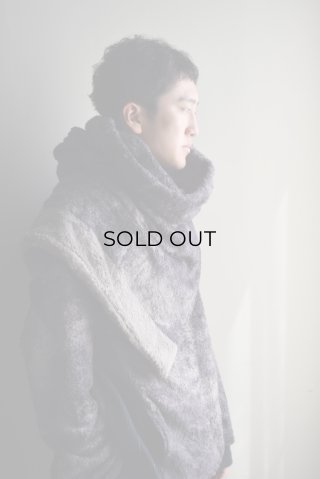 m's braqueエムズ ブラック ボアスヌード23aw m's braqueエムズ ブラック ボアスヌード23aw