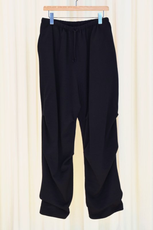 COMOLI (コモリ) ウールニット ニータックパンツ [NAVY]