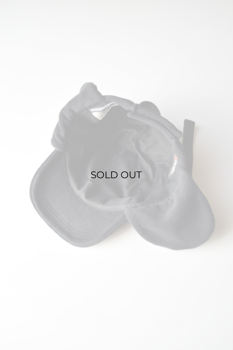 画像5: COMESANDGOES  (カムズアンドゴーズ) POLARTEC FLEECE EAR CAP no.26096 [BLACK] (5)