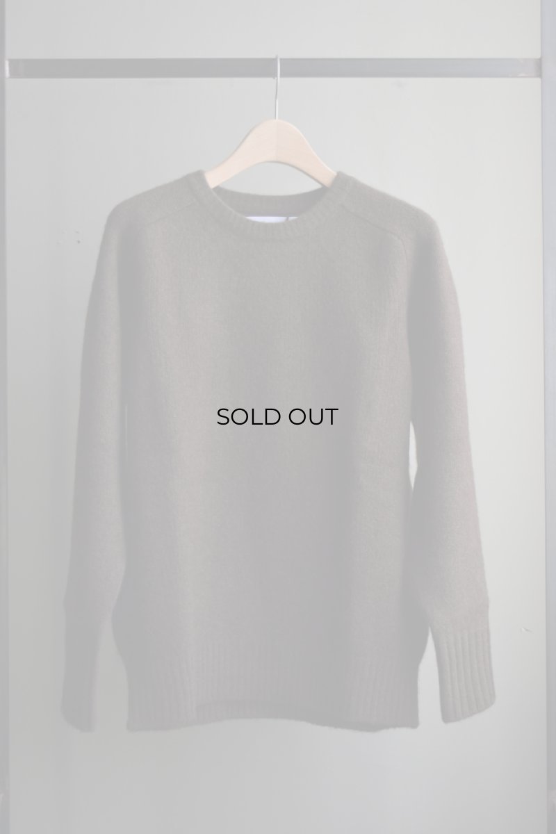 画像5: walenode (ウェルノード) Innocent YAK Shetland sweater [BROWN] (5)