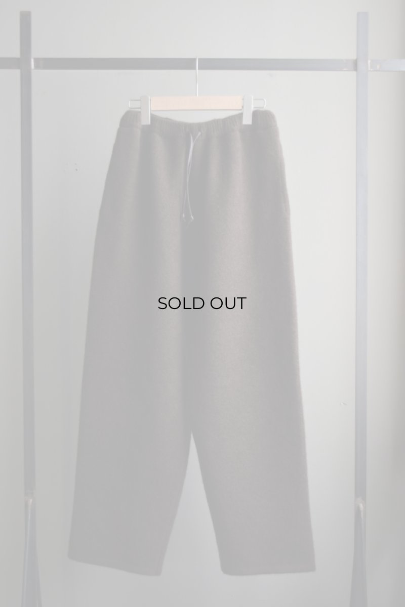 画像5: walenode (ウェルノード) Innocent YAK Circuler knitting pants [BROWN] (5)