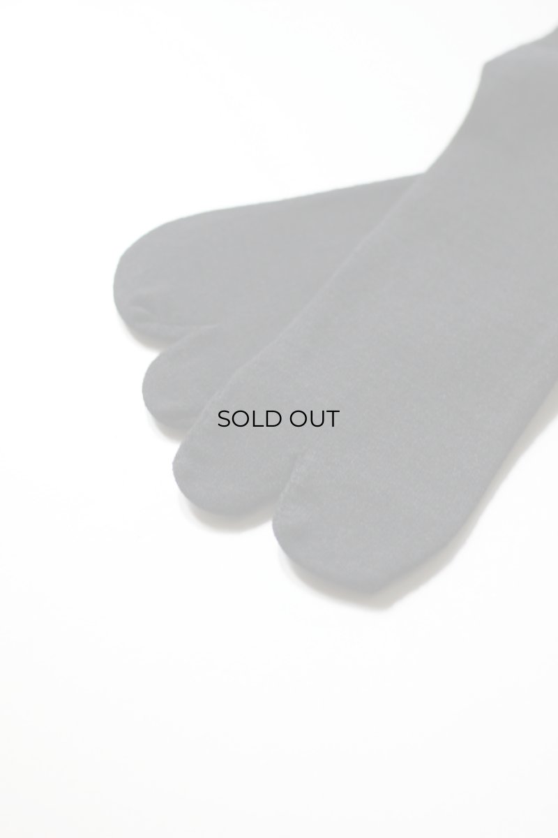 画像3: COMOLI (コモリ) 和紙ウール 足袋ソックス [BLACK] (3)