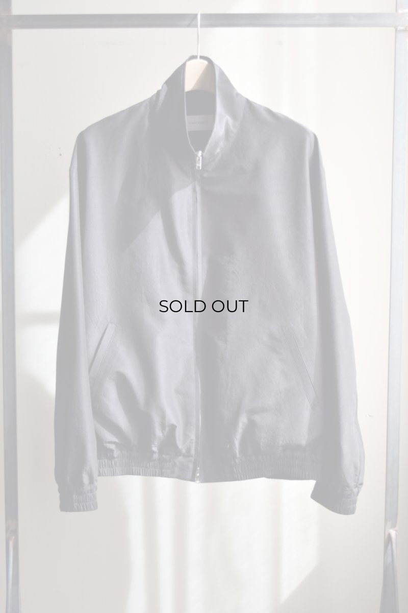 画像5: MARKAWARE (マーカウェア) BRATAC SILK × ORGANIC WOOL TAFFETA SPORTS JACKET [BLACK]  (5)