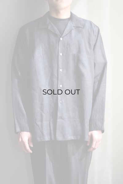 MARKAWARE マーカウェア　シャツ　ヘンプ　ファティーグ　2 MARKAWARE (マーカウェア) HEMP SHIRTING COMFORT FIT OPEN