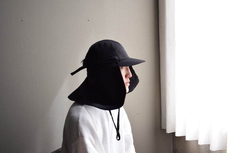 画像1: COMESANDGOES (カムズアンドゴーズ) SUN SHADE MESH CAP no.27233-B [BLACK]