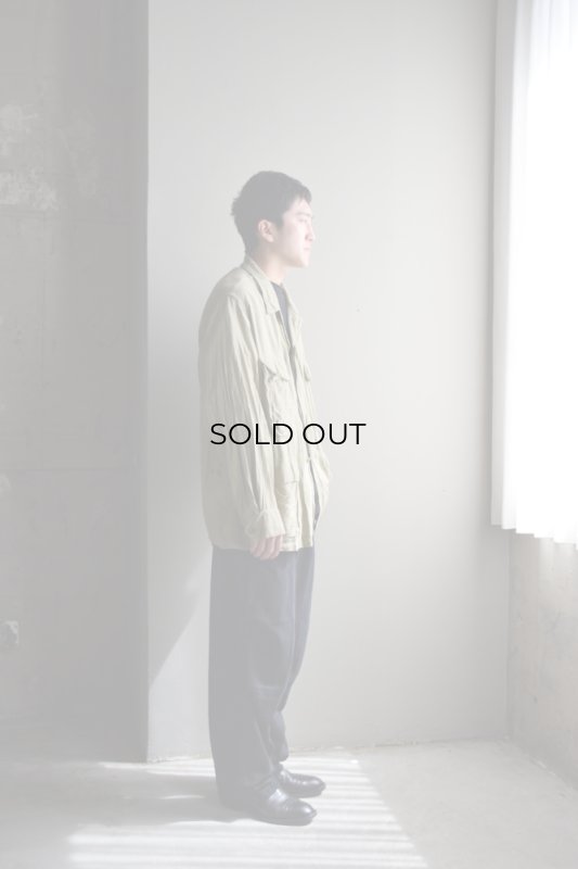 COMOLI (コモリ) ローシルク B.D.U ジャケット [KHAKI]