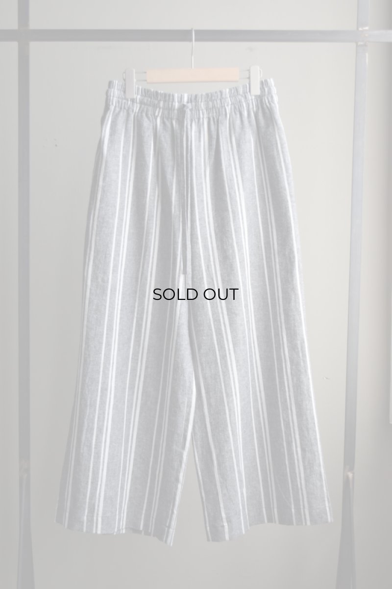 画像5: 【SALE】m's braque (エムズ ブラック) EASY PANTS [BLACK STRIPE] (5)