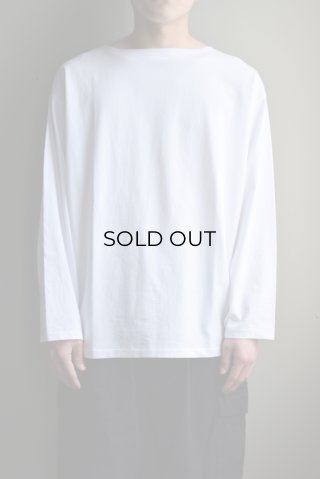 COMOLI (コモリ) コットンジャージ ベースボールTシャツ [BLACK]