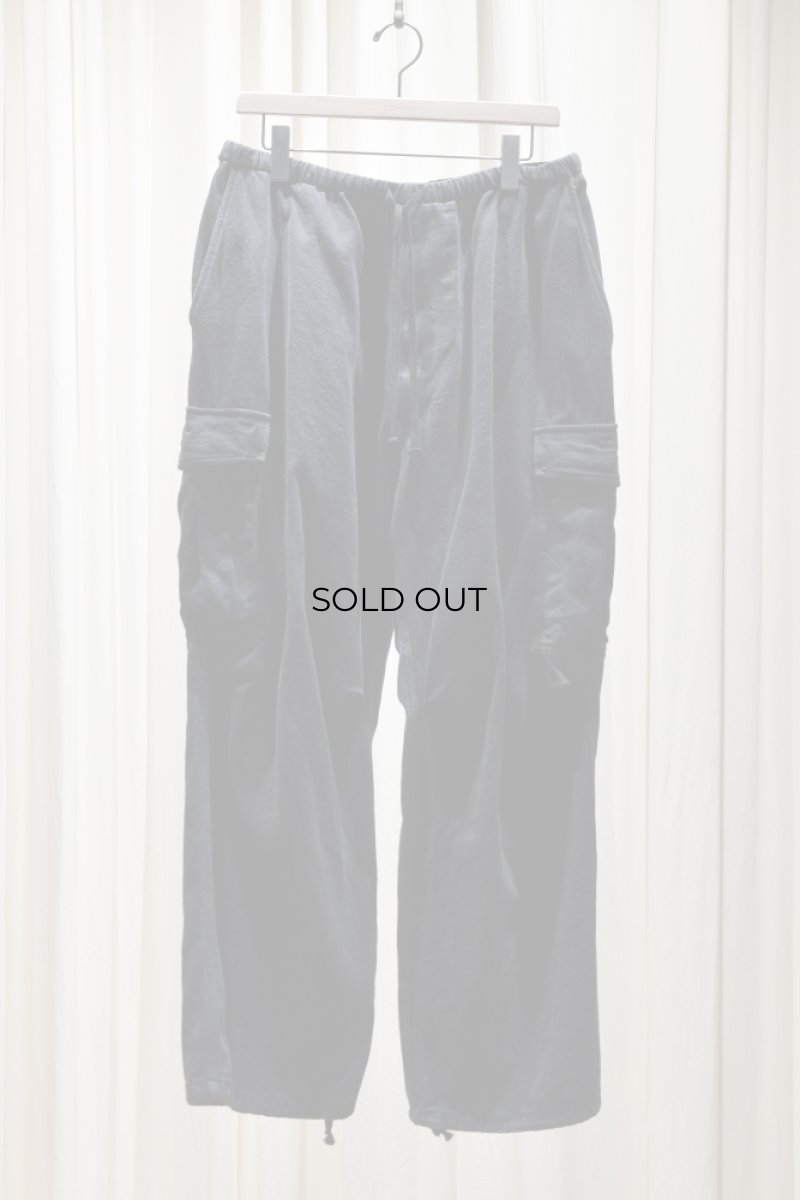 画像5: COMOLI (コモリ) ブラックドリル 6Pパンツ [BLACK] (5)