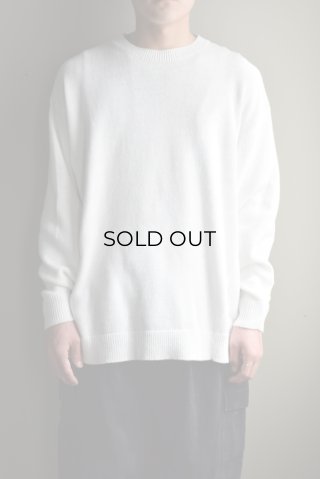 COMOLI (コモリ) コットンメッシュ ノースリーブ [BLACK]