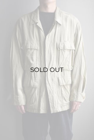 COMOLI (コモリ) コットンジャージ ノースリーブ [WHITE]