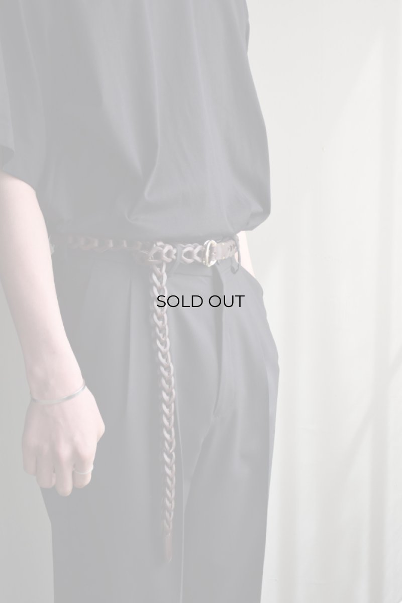 画像7: m's braque (エムズ ブラック) × il micio (イルミーチョ) FULL HAND-MADE BELT [3-colors] (7)