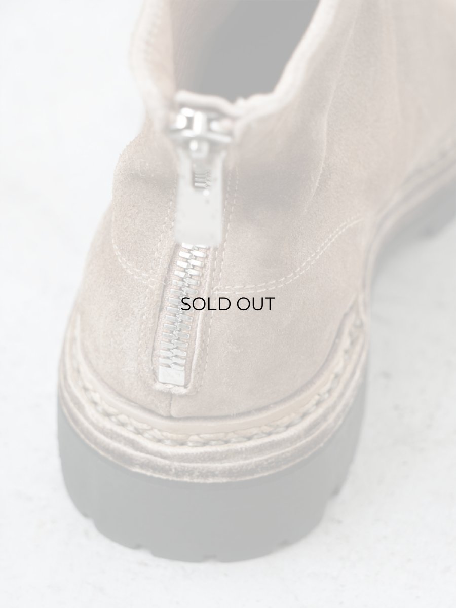 画像6: COMOLI (コモリ) GUIDI バックジップブーツ COMOLI別注カラー [BEIGE] (6)