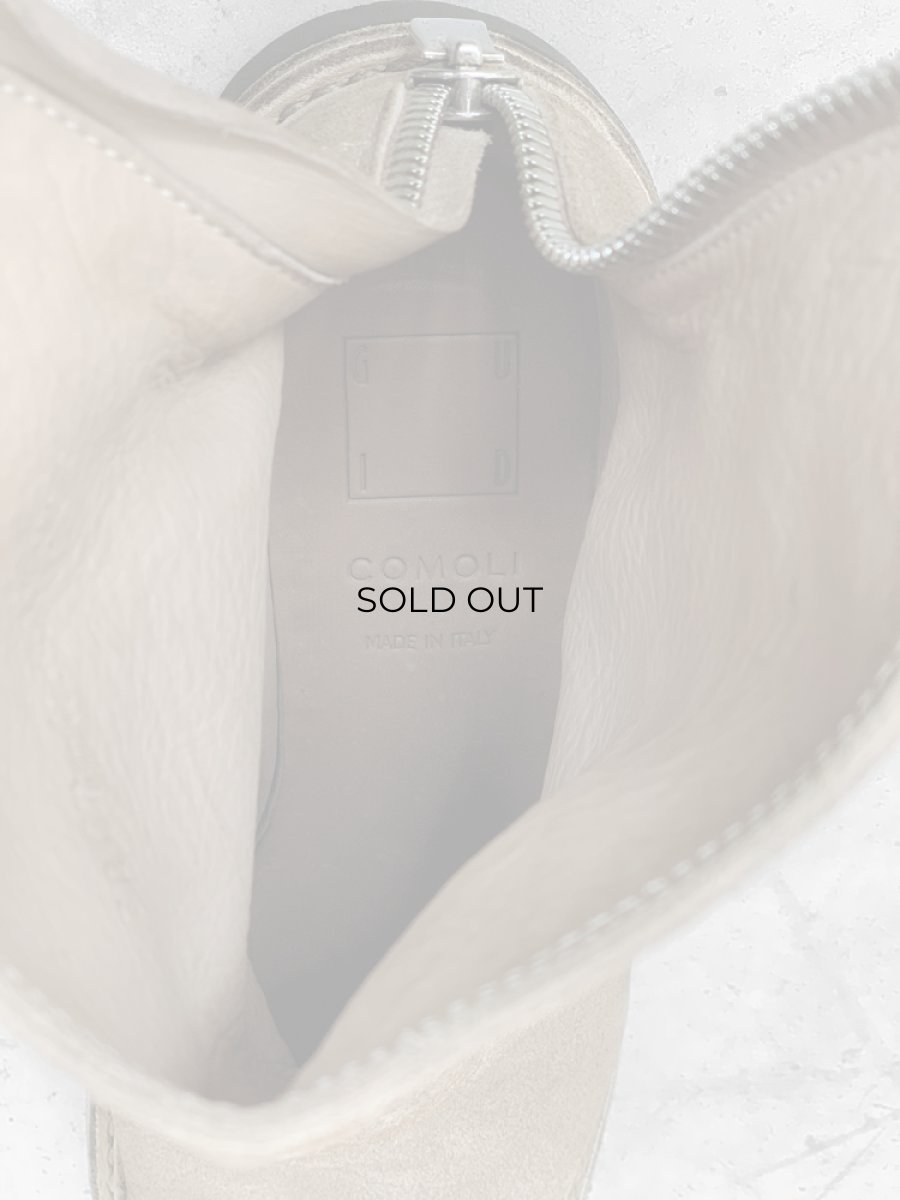 画像11: COMOLI (コモリ) GUIDI バックジップブーツ COMOLI別注カラー [BEIGE] (11)