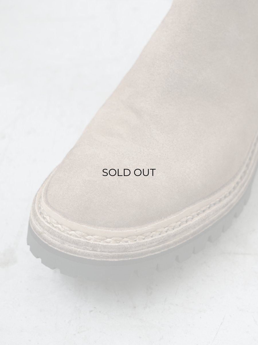 画像5: COMOLI (コモリ) GUIDI バックジップブーツ COMOLI別注カラー [BEIGE] (5)