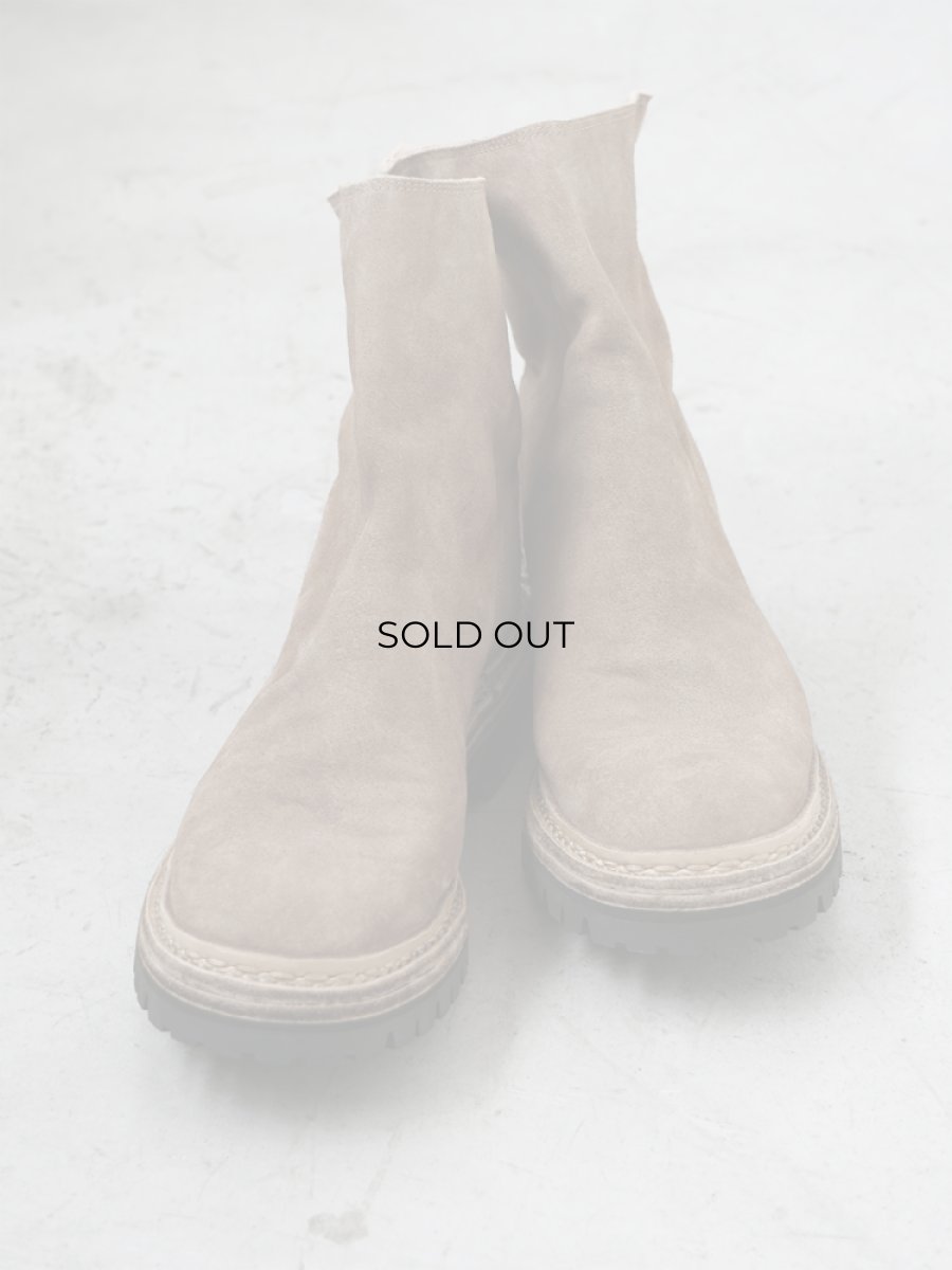 画像10: COMOLI (コモリ) GUIDI バックジップブーツ COMOLI別注カラー [BEIGE] (10)