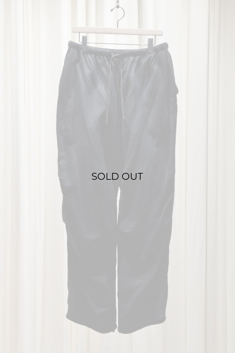 画像5: COMOLI (コモリ) フェードブラック ニータックパンツ [FADE BLACK] (5)