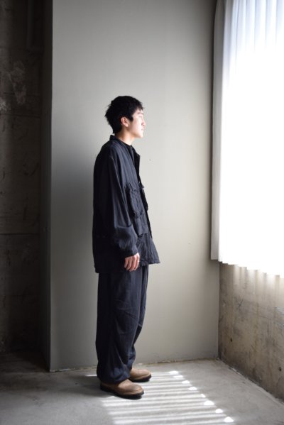 画像1: COMOLI (コモリ) フェードブラック B.D.Uジャケット [FADE BLACK]