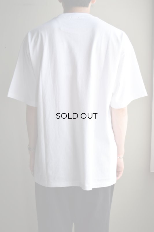 COMOLI (コモリ) COTTON JERSEY S/S T-SHIRT [WHITE]