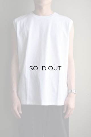 COMOLI (コモリ) コットンジャージ 半袖Tシャツ [WHITE]