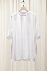 画像5: COMOLI (コモリ) コットンジャージ 半袖Tシャツ [WHITE] (5)
