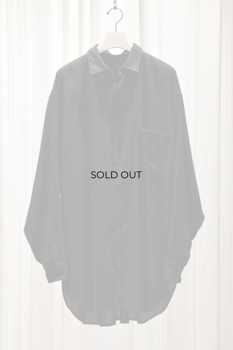 画像5: COMOLI (コモリ) オックス シャツ [BLACK] (5)