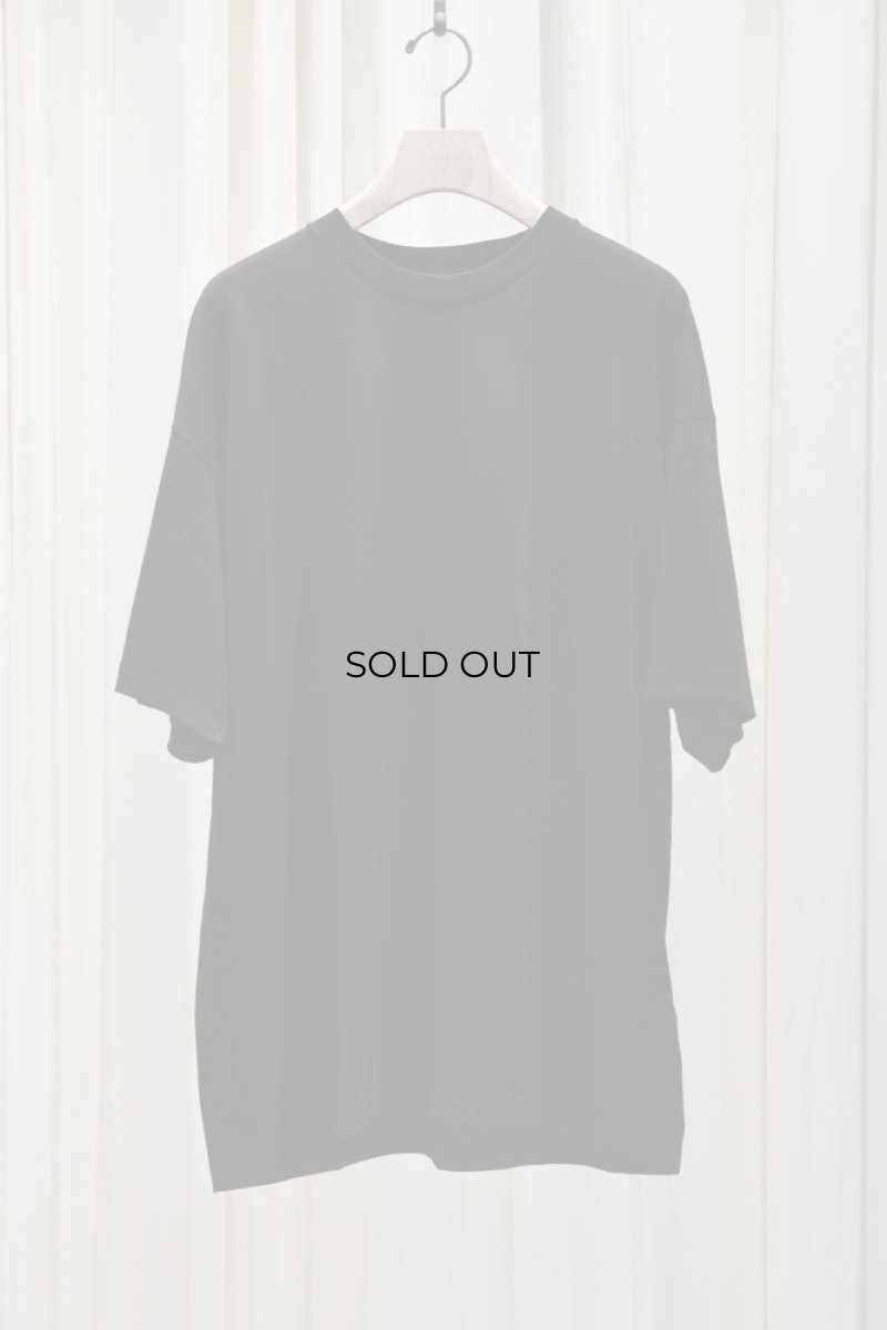 画像5: COMOLI (コモリ) コットンジャージ 半袖Tシャツ [BLACK] (5)