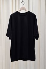 画像5: COMOLI (コモリ) コットンジャージ 半袖Tシャツ [BLACK] (5)