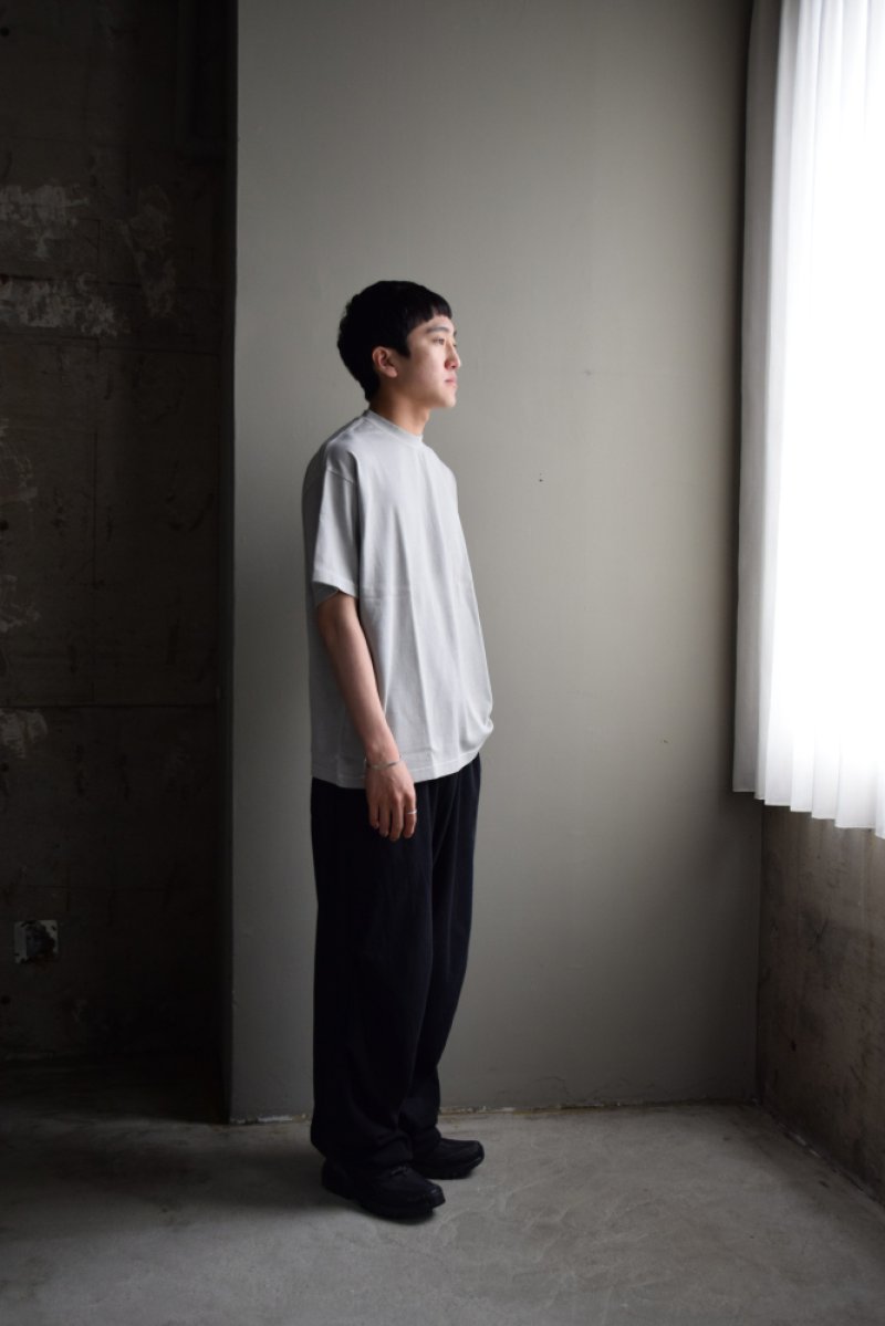 画像1: EVCON (エビコン) PIGMENT WIDE S/S T-SHIRT 251-91109A [L.GRAY]