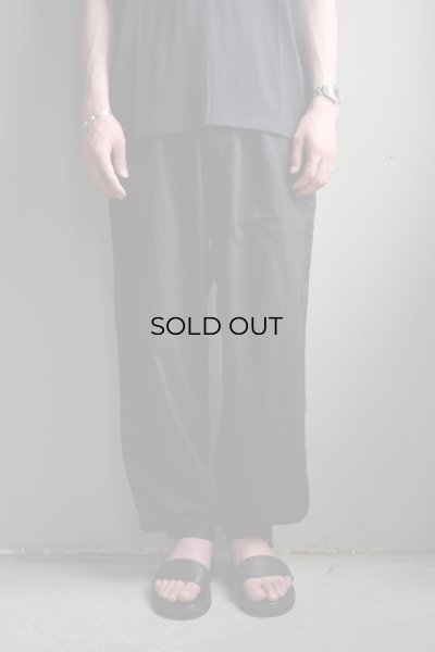 25SS COMOLI KHADIコットン ドローストリングパンツ kindal_8056000234565