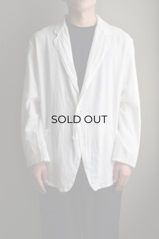 コモリ 新品タグ付き 25ss KHADI コットン シャツ ジャケット ３白 コモリ 新品タグ付き 25ss KHADI コットン シャツ ジャケット 3