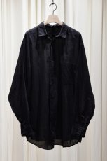 画像5: COMOLI (コモリ) KHADIコットン コモリシャツ [BLACK] (5)