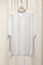 画像5: COMOLI (コモリ) コットンメッシュ 半袖Tシャツ [WHITE] (5)