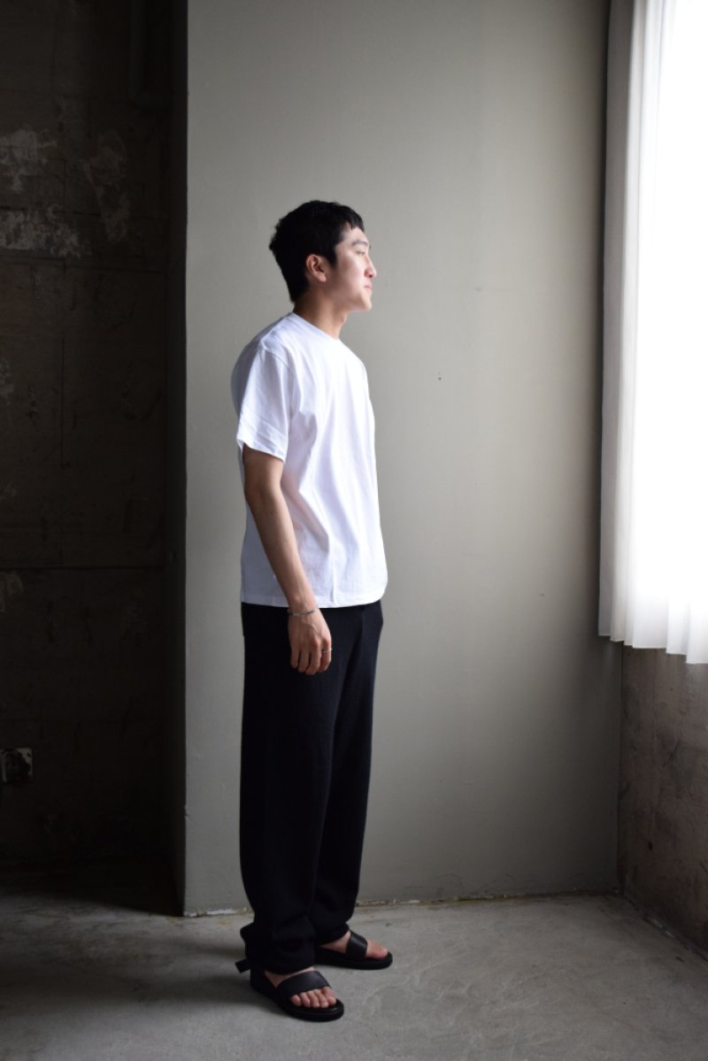 画像3: COMOLI (コモリ) コットンジャージ 半袖Tシャツ [WHITE]