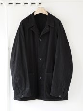 画像5: COMOLI (コモリ) ブラックデニム ワークジャケット [BLACK] (5)