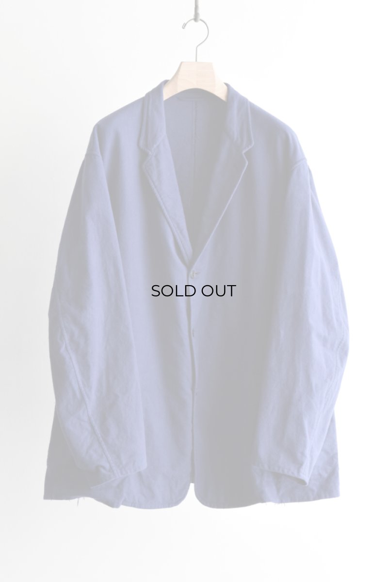 画像5: COMOLI (コモリ) コットンネル ジャケット [ROYAL BLUE] (5)