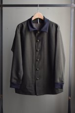 画像5: m's braque (エムズ ブラック) OVER SHIRT JACKET [KHAKI アムンゼン] (5)